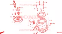 CILINDRO/TESTATA per Honda NSR 125 R 1997