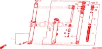 FORCELLA ANTERIORE per Honda NSR 125 R 1997