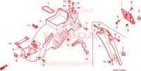 PARAFANGO POSTERIORE per Honda NSR 125 R 1997