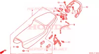 SEDILE per Honda NSR 125 R 1997