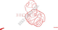 CORREDO B GUARNIZIONE per Honda CG 125 CARGO ASIENTO INDIVIDUAL 2000
