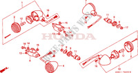 FRECCIA per Honda REBEL 125 geschwindigkeitsbeschraekung 1998
