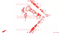 ALBERO A CAMME/VALVOLA per Honda FORESIGHT 250 1999