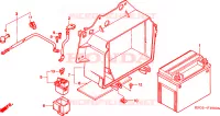 BATTERIA per Honda FORESIGHT 250 1999
