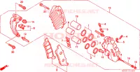 CALIBRO FRENO ANTERIORE per Honda FORESIGHT 250 1999