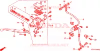 CILINDRO MAESTRO FRENO per Honda FORESIGHT 250 1999