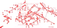 CORPO TELAIO per Honda FORESIGHT 250 1999