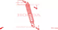 CUSCINO POSTERIORE per Honda FORESIGHT 250 1999