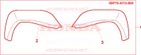 DEFLETTORI D'ARIA per Honda FORESIGHT 250 1999