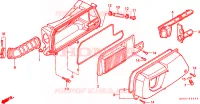 FILTRO ARIA per Honda FORESIGHT 250 1999