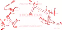 PIEDE D'APPOGGIO per Honda FORESIGHT 250 1999