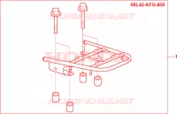 PORTAPACCHI per Honda FORESIGHT 250 1999