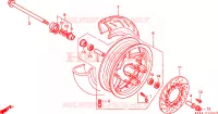 RUOTA ANTERIORE per Honda FORESIGHT 250 1999