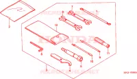 UTENSILI per Honda FORESIGHT 250 1999