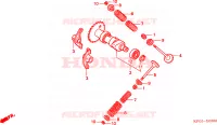 ALBERO A CAMME/VALVOLA per Honda FORESIGHT 250 2002