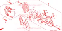 CALIBRO FRENO ANTERIORE per Honda FORESIGHT 250 2002