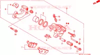 CALIBRO FRENO POSTERIORE per Honda FORESIGHT 250 2002