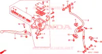 CILINDRO MAESTRO FRENO per Honda FORESIGHT 250 2002
