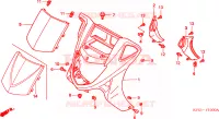 COPERTURA ANTERIORE per Honda FORESIGHT 250 2002