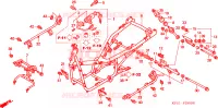 CORPO TELAIO per Honda FORESIGHT 250 2002