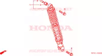 CUSCINO POSTERIORE per Honda FORESIGHT 250 2002