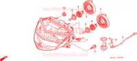 FANALE (FES250Y/1/2) per Honda FORESIGHT 250 2002