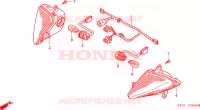 FRECCIA per Honda FORESIGHT 250 2002