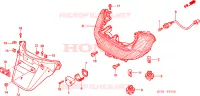 LUCE CODA/PARAFANGO POSTERIORE per Honda FORESIGHT 250 2002