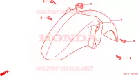 PARAFANGO ANTERIORE per Honda FORESIGHT 250 2002