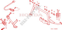 PIEDE D'APPOGGIO per Honda FORESIGHT 250 2000