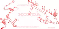 PIEDE D'APPOGGIO per Honda FORESIGHT 250 2002