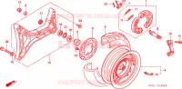 RUOTA POSTERIORE per Honda FORESIGHT 250 2002