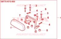 SCHIENALE per Honda FORESIGHT 250 2002