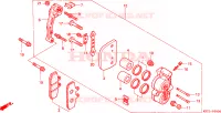 CALIBRO FRENO ANTERIORE per Honda CITY FLY 125 CLR 1998
