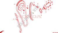 CATENA CAMMA/TENSIONE per Honda CITY FLY 125 CLR 1998