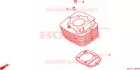 CILINDRO per Honda CITY FLY 125 CLR 1998