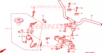 CONDOTTO MANIGLIA/PONTE SOPRA per Honda CITY FLY 125 CLR 1998