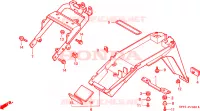 PARAFANGO POSTERIORE per Honda CITY FLY 125 CLR 1998