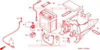 BATTERIA per Honda SHADOW 125 2007