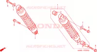 CUSCINO POSTERIORE per Honda SHADOW 125 2007