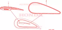 MARCHIO per Honda SHADOW 125 2007