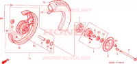 RUOTA POSTERIORE per Honda SHADOW 125 2007