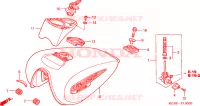 SERBATOIO COMBUSTIBILE per Honda SHADOW 125 2007