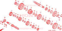 TRASMISSIONE per Honda SHADOW 125 2007