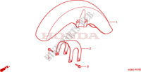 PARAFANGO ANTERIORE per Honda SHADOW 125 2000