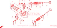 ALBERO A CAMME/VALVOLA per Honda AROBASE 125 STOP AND GO 2004