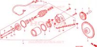MOTORE AVVIAMENTO per Honda AROBASE 125 STOP AND GO 2004
