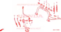 PIEDE D'APPOGGIO per Honda AROBASE 125 STOP AND GO 2004