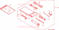 UTENSILI per Honda AROBASE 125 STOP AND GO 2004