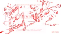 BARDATURA FILO per Honda AROBASE 125 TWO TONE 2003